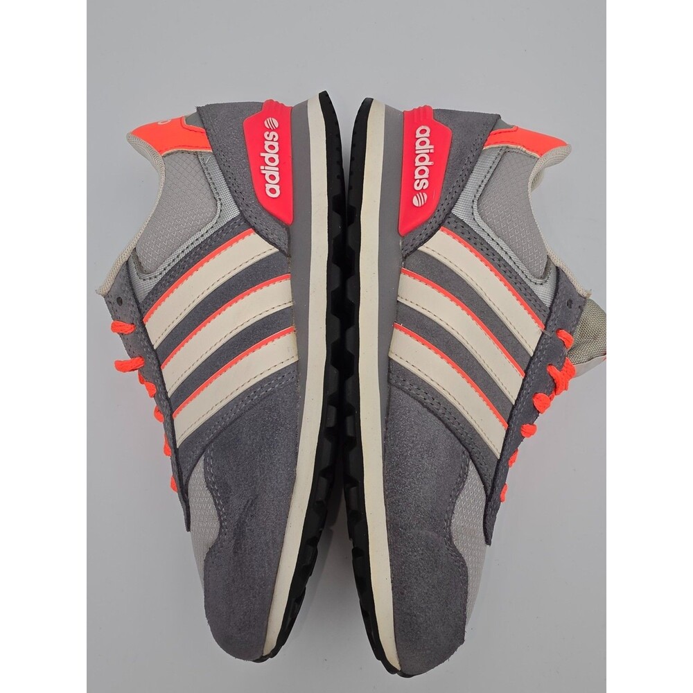adidas NEO Retro Runner Gray Solar Red Women’s 6 Men’s 5 EU 37⅓ F97864